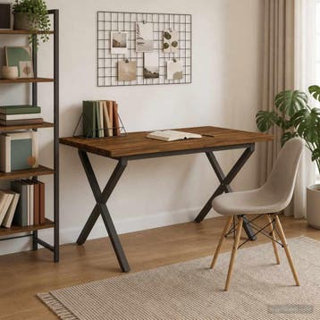 vidaXL Eettafel met levendige rand 120 x 80 x 75 cm, Verzenden