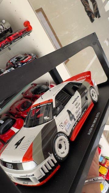 Werk83 1:18 - Modelauto - Audi 90 IMSA GTO #4 - Winnaar, Nieuw