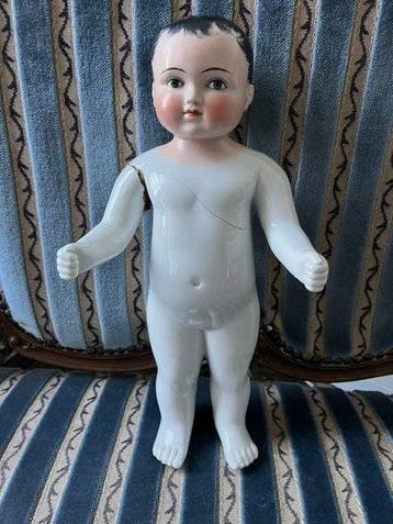 unknow - Poupée Rare Frozen Charlie 32 cm - 1900-1910 -