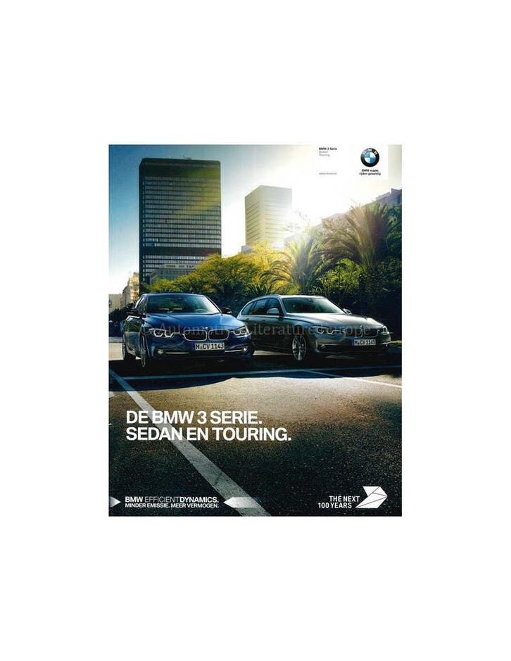 2016 BMW 3 SERIE BROCHURE NEDERLANDS, Boeken, Auto's | Folders en Tijdschriften