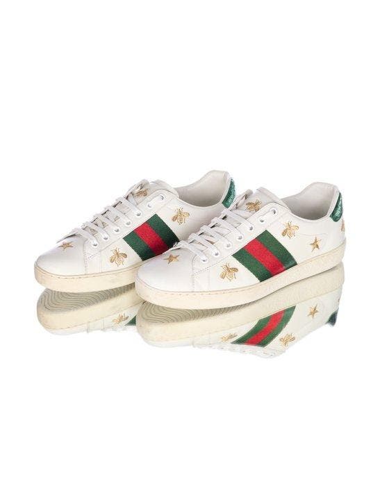 Gucci - Ace Embroidered Stars & Bees - Sneakers - Maat: EU, Kleding | Heren, Schoenen