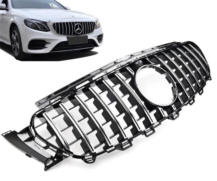 Carnamics Grille |   | OEM-Style zwart / chroom glanzend, Autos : Pièces & Accessoires, Carrosserie & Tôlerie, Envoi