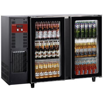 Barkoelkast | 375L | Zwart | +1°C/+8°C | Geventileerd |, Verzenden, Nieuw in verpakking