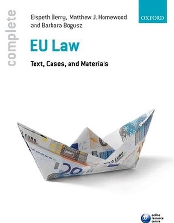 Complete EU Law 9780199595310 Elspeth Berry, Verzenden, Elspeth Berry