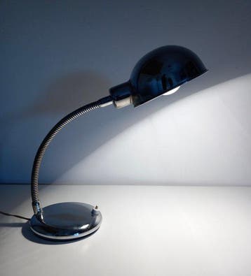 Lampe de table - 1960 - Acier - Lampe de bureau réglable