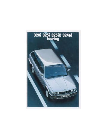 1988 BMW 3 SERIE TOURING BROCHURE NEDERLANDS