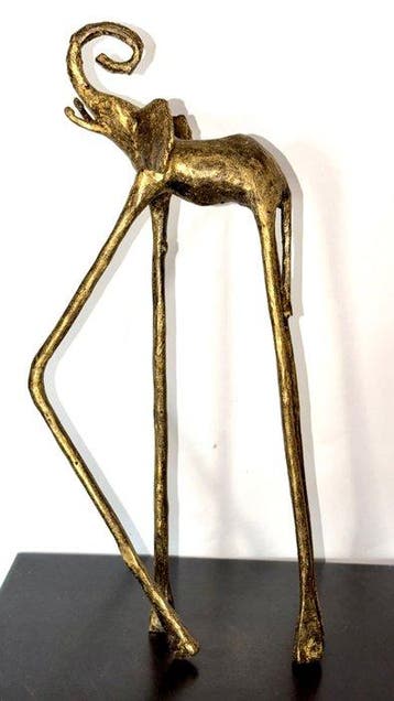 Abdoulaye Derme - sculptuur, Eléphant Le géant des rêves -
