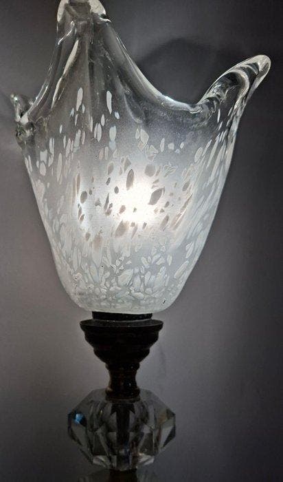 Superbe Lampe Art déco - Lampe de table - Cristal, Verre, Antiek en Kunst, Curiosa en Brocante