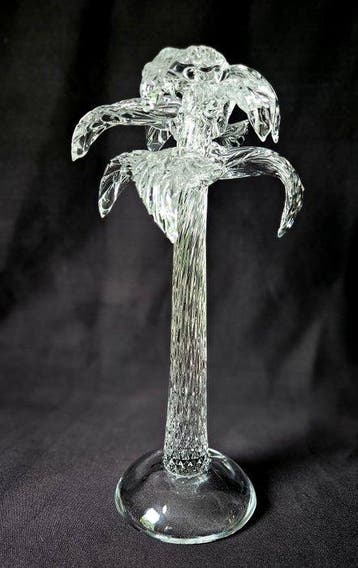 Murano - Kaarsenhouder palmboom - Glas