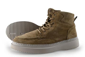 Nubikk Hoge sneakers in maat 43 Beige, Kleding | Heren, Schoenen, Nubikk, Overige kleuren, Verzenden, Zo goed als nieuw