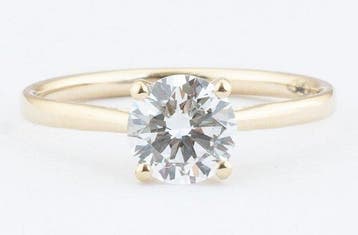 Zonder minimumprijs - Ring - 14 karaat Geel goud - 1.57ct., Nieuw