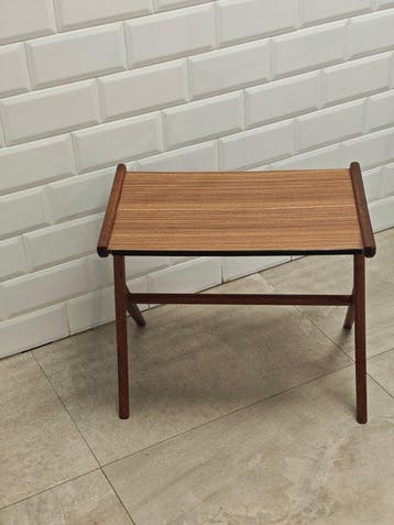 Bijzettafel - Teak - Bijzettafel Mid-Century Modern