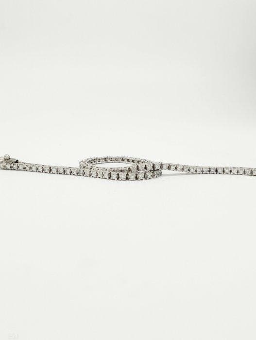 Armband - 18 karaat Witgoud Diamant (Natuurlijk), Bijoux, Sacs & Beauté, Bracelets