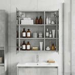 vidaXL Badkamerspiegelkast Beton Grijs 60 x 14,5 x 70 cm, Verzenden