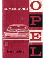 1967 OPEL COMMODORE INSTRUCTIEBOEKJE NEDERLANDS, Ophalen of Verzenden