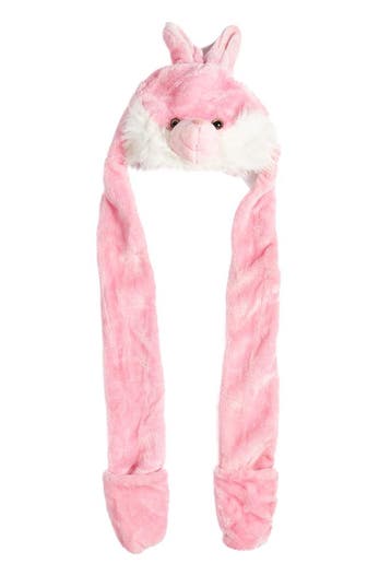 KIMU® Muts Wanten Roze Konijn Sjaalmuts met Oortjes Haas Bon, Kinderen en Baby's, Kinderkleding | Petten en Hoeden, Ophalen of Verzenden