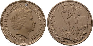 1 Sovereign 2012 Großbritannien Elizabeth Ii Seit 1952, Timbres & Monnaies, Verzenden