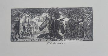 110 exlibris / kleingrafiek, Nederlandse kunstenaars - Ex