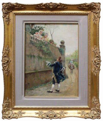 Cristofor Alandi (1856-1896) - Scena galante