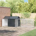 vidaXL Vogelkooi Antraciet 416,5 x 103 x 142 cm Gegevens, Dieren en Toebehoren, Verzenden, Nieuw