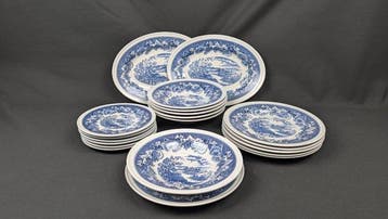 Ceramica Fontebasso - English Style - Tafelservies (20) -, Antiek en Kunst