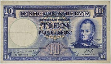 Nederland. - 4 x 10 Gulden - various dates - PL43.a,