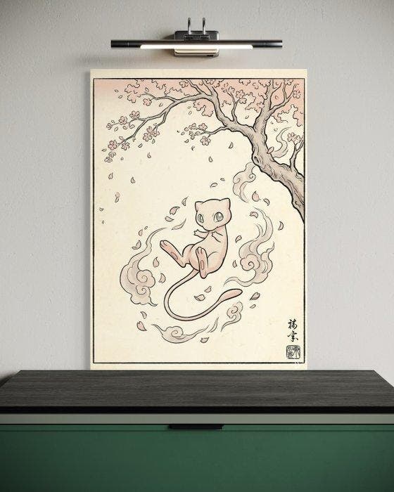 ANDSAL MCMXCI - Mew - Special Pokémon Ukiyo-e Limited, Games en Spelcomputers, Spelcomputers | Overige Accessoires