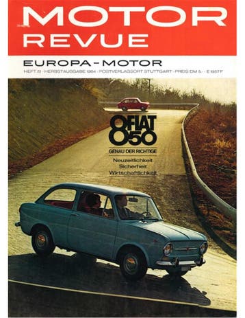 1964 MOTOR REVUE MAGAZINE 51 DUITS, Nieuw