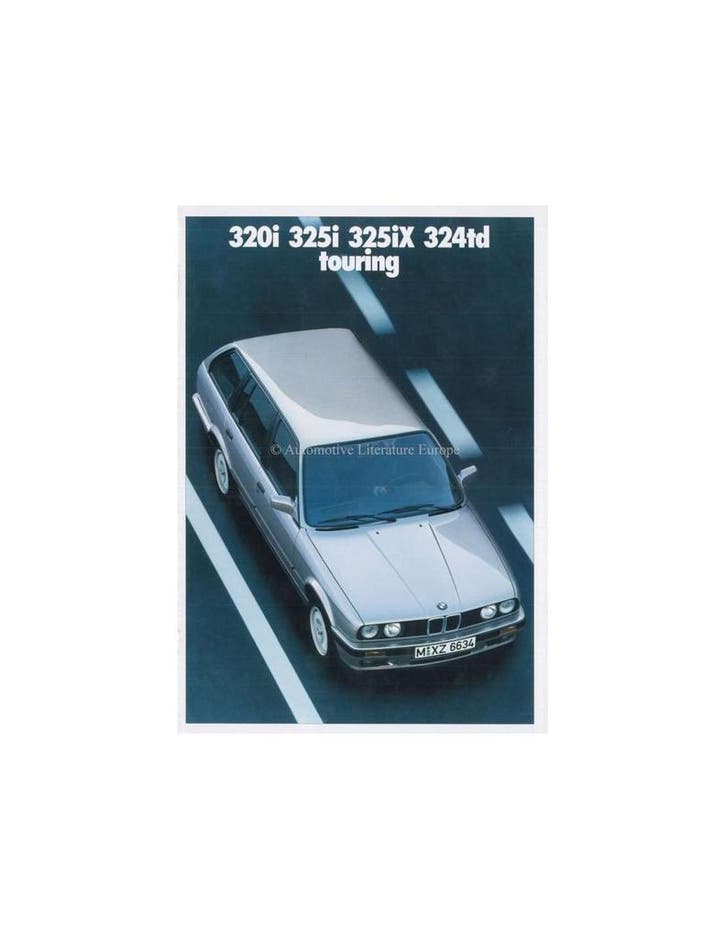 1988 BMW 3 SERIE TOURING BROCHURE FRANS, Livres, Autos | Brochures & Magazines