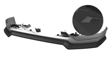 Beker spoilerlip voor Subaru XV Crosstrek CSL920-S, Verzenden