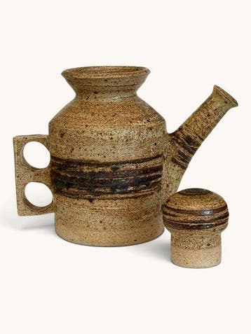 Tue Poulsen - Theepot - Keramiek - Deense design brutalisme