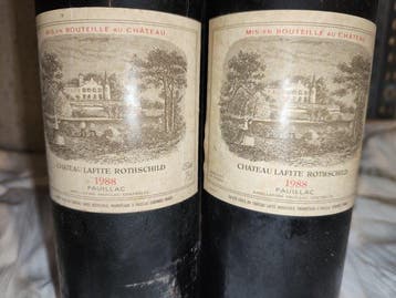 1988 Chateau Lafite Rothschild - Pauillac 1er Grand Cru, Verzamelen, Nieuw