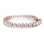 Armband - 14 karaat Roségoud - 18.94ct. tw. Diamant, Nieuw