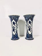 Boch - Vaas (2) - Delfts blauw en wit keramische