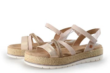 Esprit Sandalen in maat 41 Beige, Kleding | Dames, Verzenden, Beige, Sandalen of Muiltjes, Zo goed als nieuw