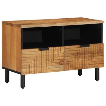 vidaXL TV-kast 70x33x46 cm massief acaciahout, Verzenden, Nieuw