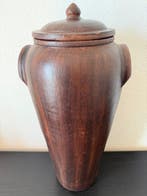 Urne - Argile, Terre cuite - Urne à couvercle - 45 cm