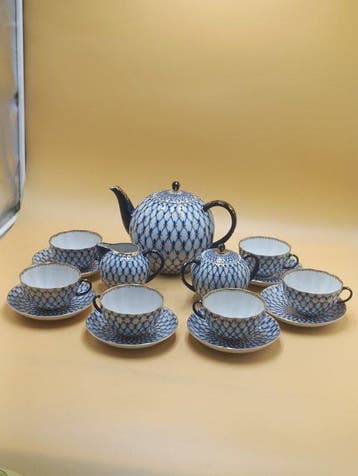 Lomonosov Imperial Porcelain Factory - Theeservies (9) -
