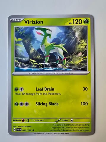 VIRIZION (JOURNEY TOGETHER 015/159) (TRADING CARD), Gebruikt