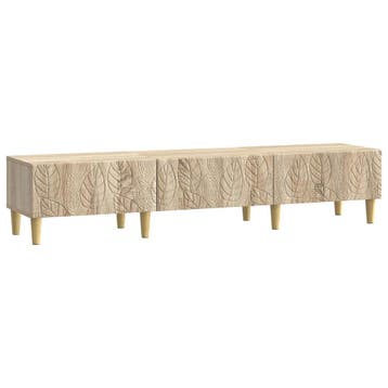 vidaXL TV Kast 147 x 34,5 x 30 cm Sonoma Eiken Bewerkt hout, Verzenden, Nieuw
