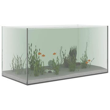 vidaXL Aquarium met opslag Doorzichtig 60 x 30 x 30 cm Glas, Dieren en Toebehoren, Verzenden, Nieuw