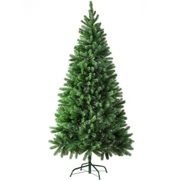 tectake Kunstkerstboom met spuitgegoten metalen standaard -, Verzenden, Nieuw