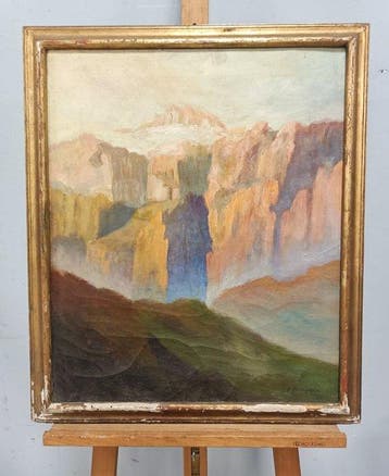 V. de Bernardi (XIX-XX) - Dolomiti