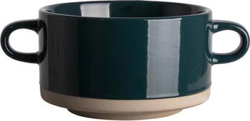 Gusta Soepkom Blauw Woodstock - 450 ml, Huis en Inrichting, Verzenden, Nieuw