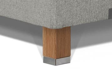 Caresse Vierkante poot + RVS - 160x200/210