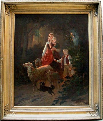 Karl (Carl) Offterdinger (1829 -1889) - On the back way to