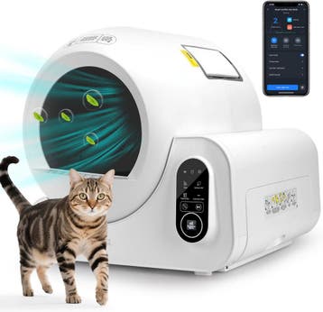 Automatische Kattenbak XXL - 70L - Zelfreinigende Kattenbak, Animaux & Accessoires, Verzenden