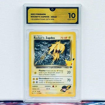 Pokémon Graded card - ROCKETS ZAPDOS HOLO 15 - Pokémon - GG, Nieuw