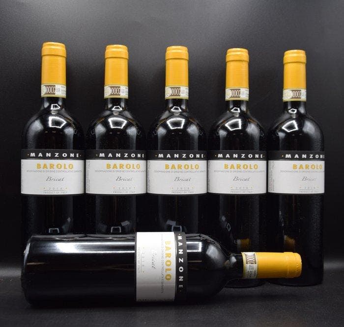 2018 Manzone Giovanni, Bricat - Barolo - 6 Flessen (0.75, Verzamelen, Wijnen