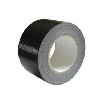 Duct tape reparatietape 48x10m zwart, Verzenden, Nieuw